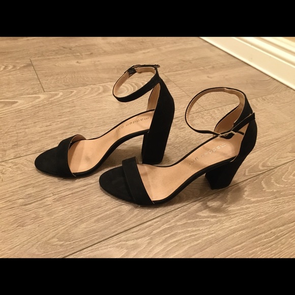 Madden Girl Black Ankle Strap Heels ✨ - Picture 3 of 7